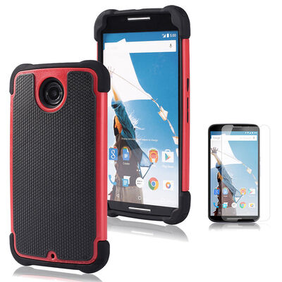 

MITI-Heavy Duty Impact Rugged Armor Protect Case Cover For Google Motorola Nexus 6