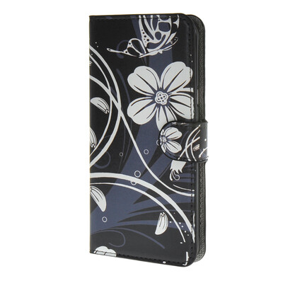

MOONCASE Case for Samsung Galaxy A8 Pattern series Leather Flip Wallet Card Slot Stand Back Cover