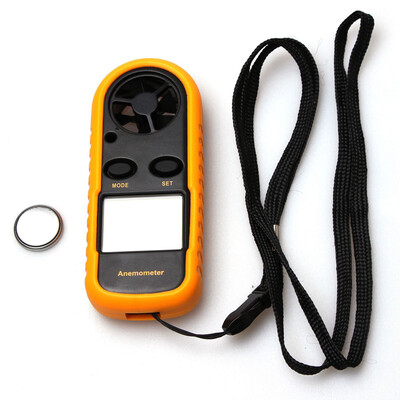

Portable LCD Disply Digital Wind Speed Gauge Meter Anemometer Thermometer new