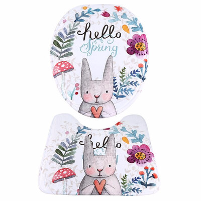 

2 PCS Toilet Seat Decoration Pad