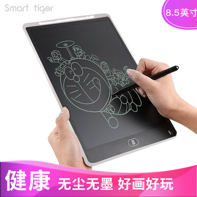

Smart Tiger Childrens LCD Tablet Painting Graffiti Drawing Blackboard Light Board Writing Board Electronic Board Environmental Draft Paper 85 inches White