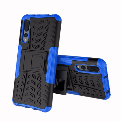 

Goowiiz Phone Case For Huawei P20P20 ProP20 LiteNova 3E Armor Tire Texture Rugged Protection PCTPU Full Protection