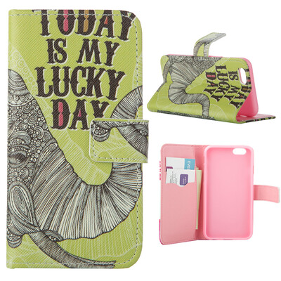 

MOONCASE ЧЕХОЛ ДЛЯ iPhone 6 / 6S (4.7") Flip PU Leather Fold Wallet Card Slot Kickstand Back [Pattern series] /a06