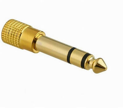 

Huayuan 1 Piece 65mm 14"Male plug to 35mm 18"Female Jack Stereo Headphone Audio Adapter
