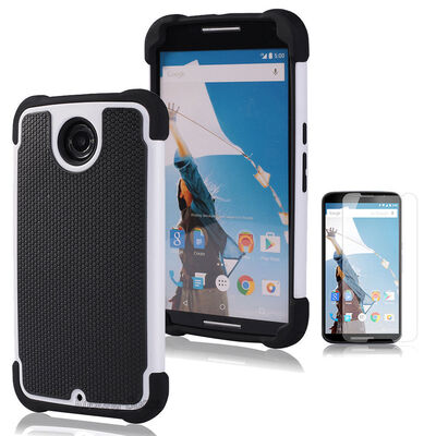 

MITI-Heavy Duty Impact Rugged Armor Protect Case Cover For Google Motorola Nexus 6