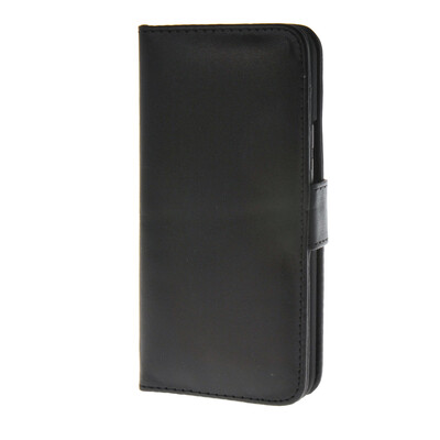 

MOONCASE Smooth skin Leather Side Flip Wallet Card Holder Stand Pouch ЧЕХОЛ ДЛЯ HTC One M9 Black