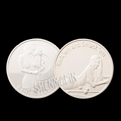 

2018 New Russian Sexy girl Coin Luck Collection Arts Gifts Commemorative GoldSilver