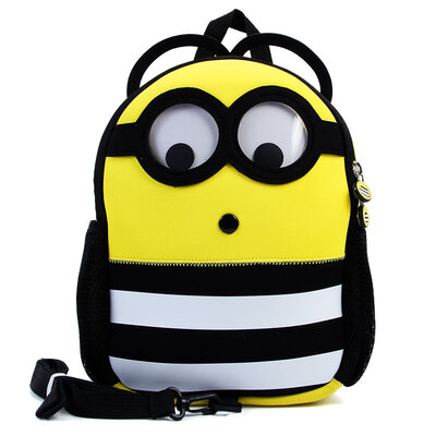 

MESUCA Childrens anti-lost bag backpack Cute cartoon small backpack single eye cute yellow XHF74920