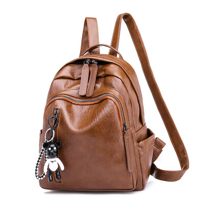 

Weis Soft Leather PU Backpack Female Backpack B-NVBM6918
