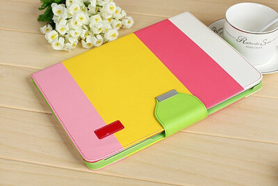 

MITI-PU Leather Tablet Flip Case For iPad 5 Air Hit Contrast Painting Smart Stand Protective Cover Shell Skin