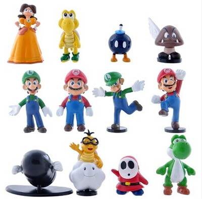 

MyMei Super Mario Bros 1set 1"-25" yoshi dinosaur Figure toy Super mario yoshi action figure PVC retai