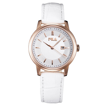 

FILA simple & fashion womens quartz watch with leather watchband
