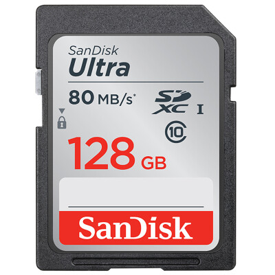 

SanDisk 128GB read speed 80MB / s high speed SDXC UHS-I memory card Class10 SD card