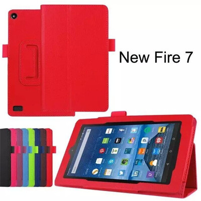 

MITI 2015 Arrival Fashion Leather Folio Stand Cover Case For Amazon Kindle Fire HD 7 Inch Solid 8 Colors Free Shipping Wholesale