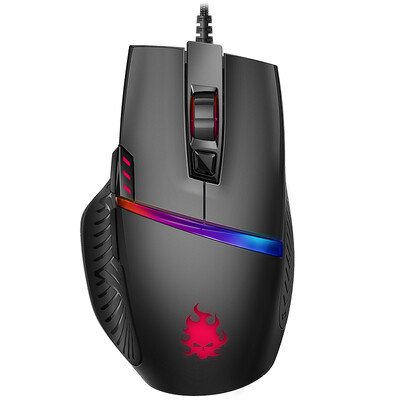 

Blazing Blasoul Y720 Lite Streaming Light Efficiency Professional E-sports Mouse RGB Gaming Mouse Eating Chicken CSGO Ergonomics 7200DPI Macro Programming W