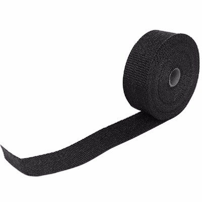 

5m Exhaust Heat Wrap Roll Fiberglass Heat Insulated Wrap Durable Heat Shield Tape for Motorcycle Car with 6 Ties