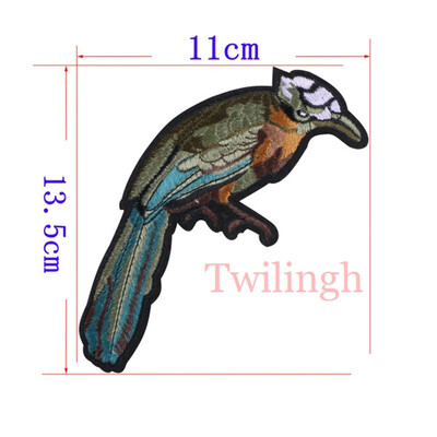 

twilingh Patches Sewing Iron-On Accessories Fish Embroidered Sequined Patches For Clothing