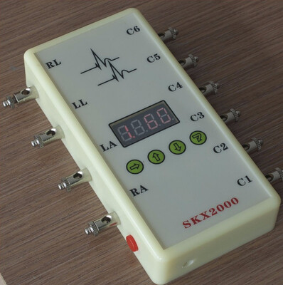 

English version Upgraded version ECG generator SKX-2000C type ECG signal simulator ECG signal generator with LCD display