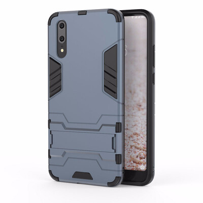 

for Huawei P20 EML-L09 EML-L29 Shockproof Hard Phone Case for Huawei P20 Pro for Huawei P20 Lite Combo Armor Case Back Cover