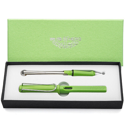

Heroes (HERO) 359 Set of right posture color series pen pen double tip F tip + saucer pen green