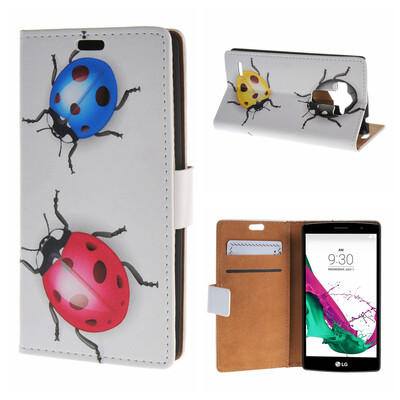 

MOONCASE for LG G4 Beat G4S Case Flip Wallet Card Slot Stand Leather Folio Pouch Case Cover /a14