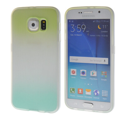 

MOONCASE Rainbow Series Soft Flexible Silicone Gel TPU Skin Shell Back Case Cover for Samsung Galaxy S6