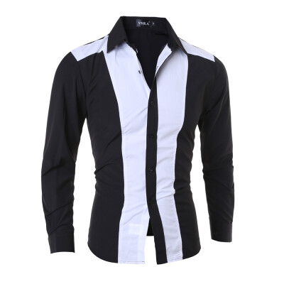 

Plus Size M-XXL Spring Brand Casual Men Shirt Long Sleeve Slim Fit Denim Shirts For Men camisa masculina