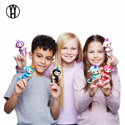 

Fingerlings Toys Birthday Gifts Новые умные красочные милые пальцы обезьяны детские игрушки электронные умные Touch
