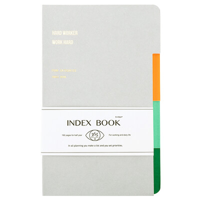 

Kinborx A6 kraft paper account book blank dot grid checkered stationery notebook DTB40016