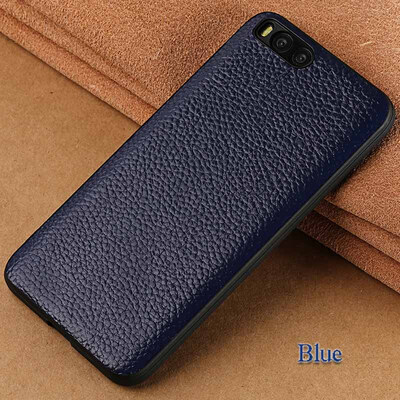 

Genuine Leather Phone Case For Xiaomi 6 Case Litchi Texture Back Cover For Redmi 4 4A 5 5A Plus Case