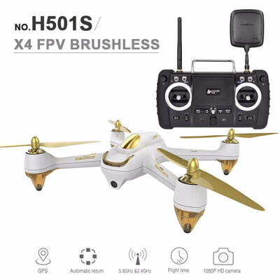 

Hubsan H501S X4 58G FPV 10CH Brushless with 1080P HD Camera GPS RC Quadcopter - Advanced Version