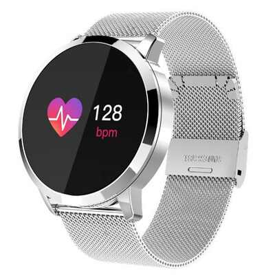 

Водонепроницаемый Bluetooth Smartwatch Heart Rate Band Monitor Браслет браслет Спорт Напоминание о запястье Wrist Smart Watch Стальная полоса