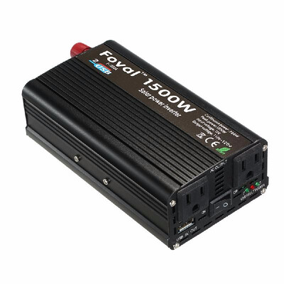 

Fashion 1500W WATT DC 12V To AC 220V Portable Car Power Inverter Charger Converter EU Plug