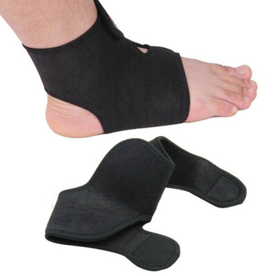 

Black Sport Basketball Ankle Foot Elastic Support Wrap Neoprene Adjustable