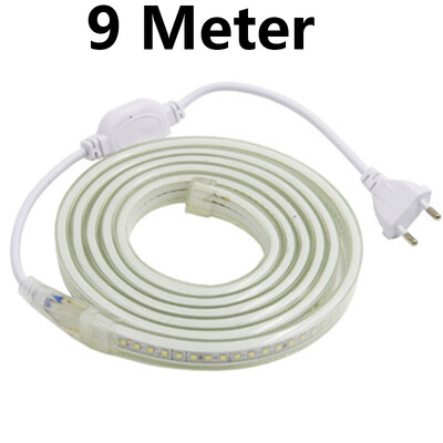 

Waterproof 220V Led Strip 2835 144LedsM With EU Power Adapter Flexible LED Tape Ribbon outdoor 1M 2M 5M 10M 15M 20M