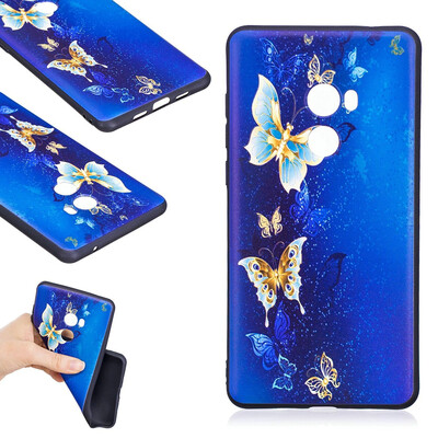 

BEFOSPEY Painting Relief Protective Soft TPU Case For Xiaomi Mi Mix 2599"2017