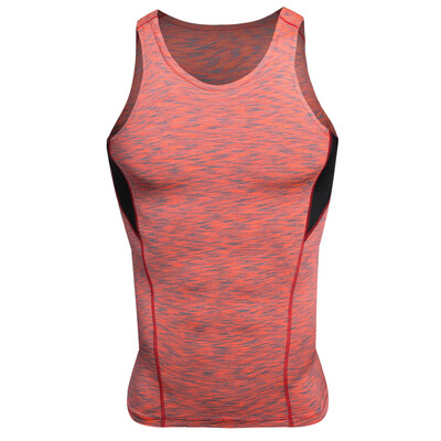 

3D breathablehigh elastic Compression BodybuildingMens Undershirts Runningshirt
