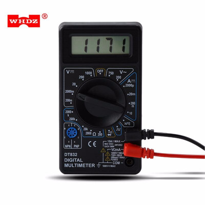 

WHDZ DT832 Professional Digital Multimeter Alarm Poles Voltage Tester