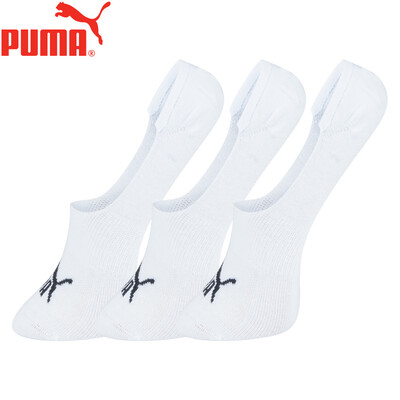 

PUMA Hummer Socks Womens Basic Invisible Socks 3 Pairs White Code