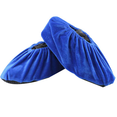 

TANHAO velvet shoes cover household can be repeatedly washed feet set indoor wear-resistant thickening non-slip bottom machine shoe cover student 8 pairs S78