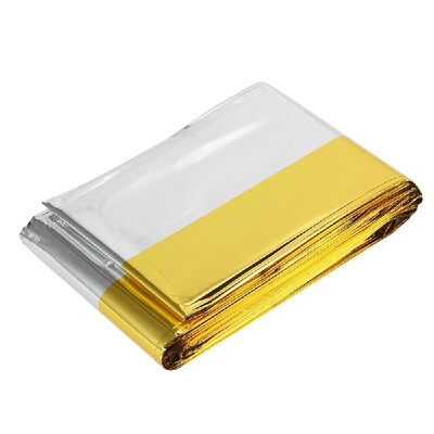 

210 130CM Emergency Blanket Survival Rescue Insulation Curtain Outdoor