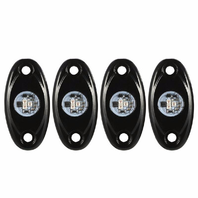 

4pcs LED Rock Light Waterproof Truck Boat Underbody Glow Trail Rig Lamps