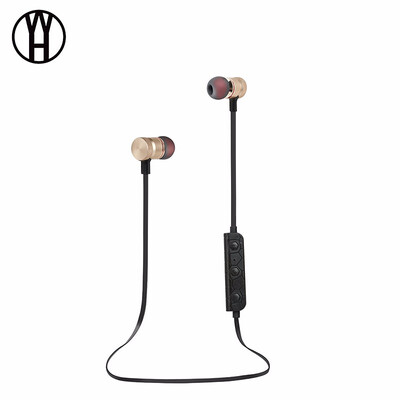 

WH M9 Bluetooth V41 Headphone CVC Noise Reduction Magnetic Switch Stereo Earbud Sports Wireless Earphone with Mic