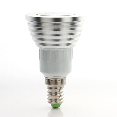 

3W E14 / gu10 RGB климата привело лампочку огонь 85-265v + пульта ду.