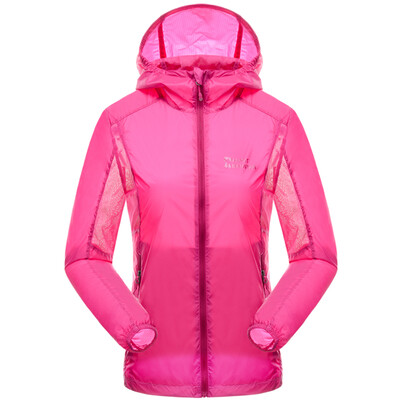 

Elmont ALPINT MOUNTAIN outdoor UPF40 + skin clothing men and women thin sunscreen spring and summer breathable anti-UV skin coat sunscreen clothes 640-106 rose red M