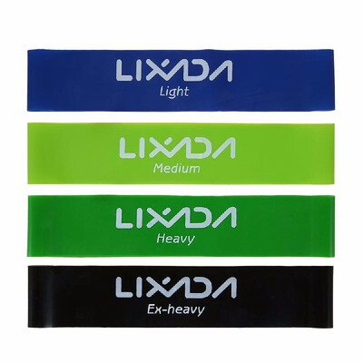 

Romacci Lixada Sports Exercise Resistance Loop Bands Set Elastic Booty Band Set for Legs And Strength Training