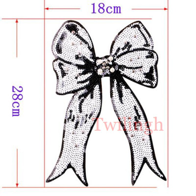 

twilingh Patches Sewing Iron-On Accessories Patchworks Magic Mirror Embroidered Sequined Patches For Clothing