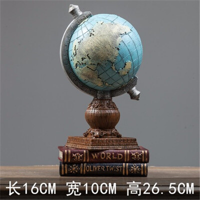 

American globe Home Crafts Living Room Bedroom Office Decoration Wine Cabinet Creative Small figurines