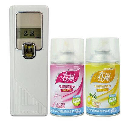 

Spring air freshener automatic aerosol dispenser perfume liquid crystal A2 bottle perfume toilet deodorant deodorant flavoring machine