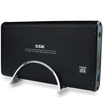 

Biao Wang SSK HE-G130 35 inch USB30 mobile hard disk box sata interface support desktop hard disk black